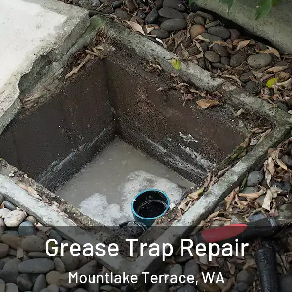  Grease Trap Repair Mountlake Terrace, WA