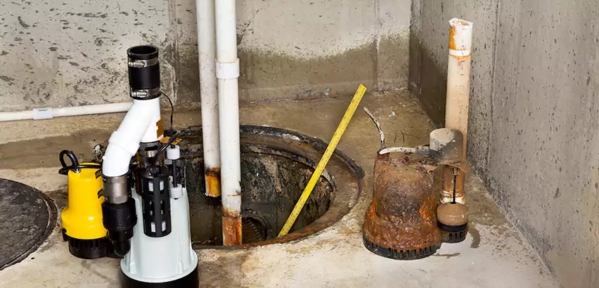 Installing Sump Pump in Finished Basement in Mountlake Terrace, WA